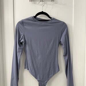 SKIMS Light Gray Long Sleeve Top